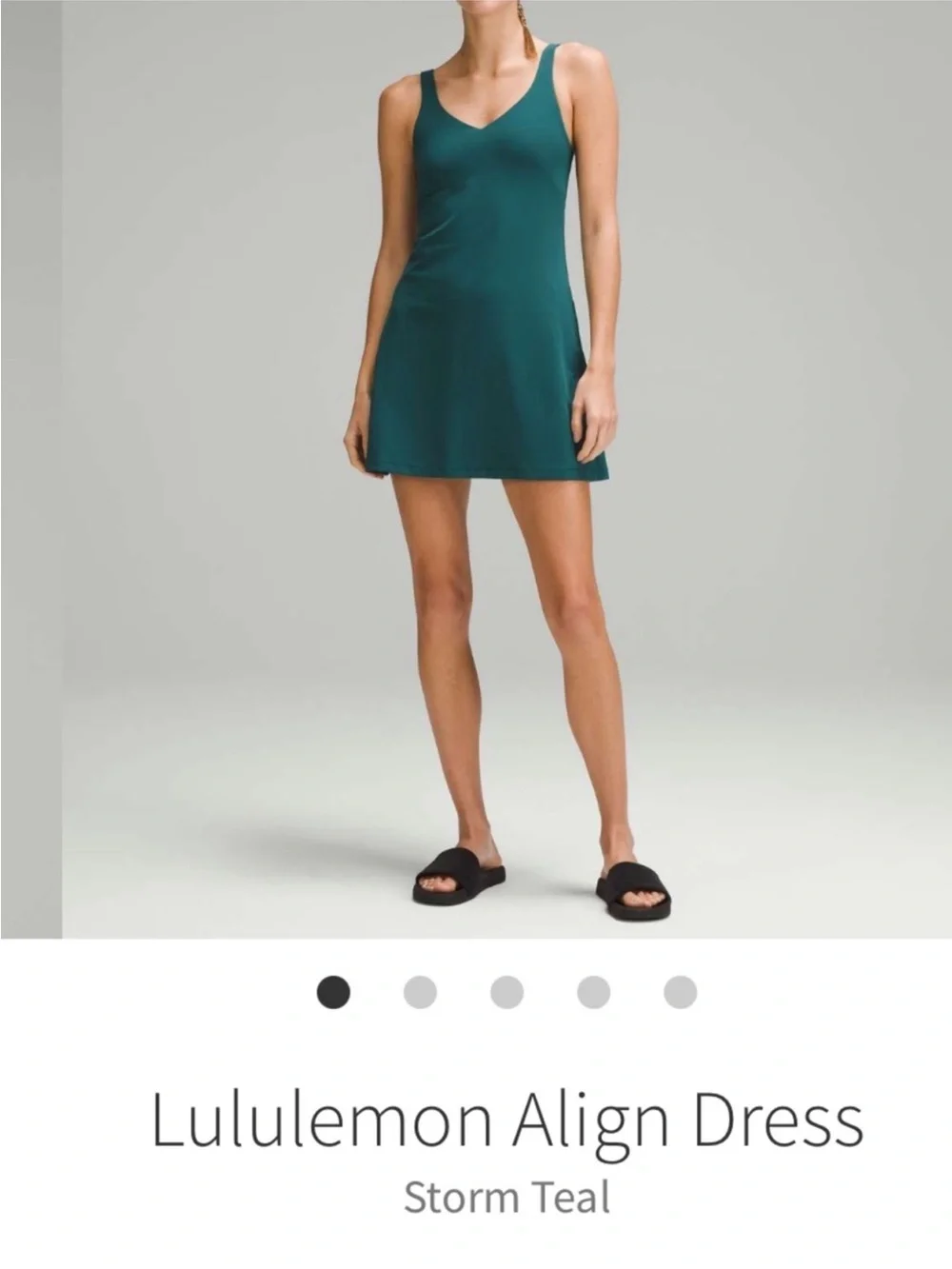 Lululemon Align Dress Storm Teal Sz 4 Rare